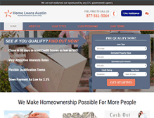 Tablet Screenshot of home-loans-austintx.com